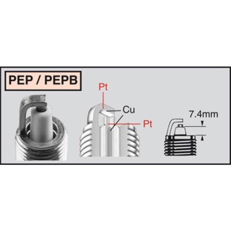 Spark Plug CHAMPIONQC12PEPB CCH7953 Spark Plugs Champion
