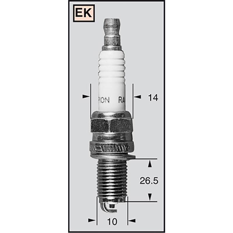 Spark Plug CHAMPION8022 for HONDA 300 SH i 08-17 and other model Oils and lubricants Champion
