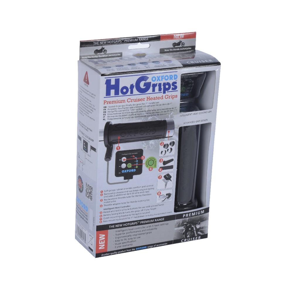 Manopole Risc.Hotgrips Premiumcruiser - EL800