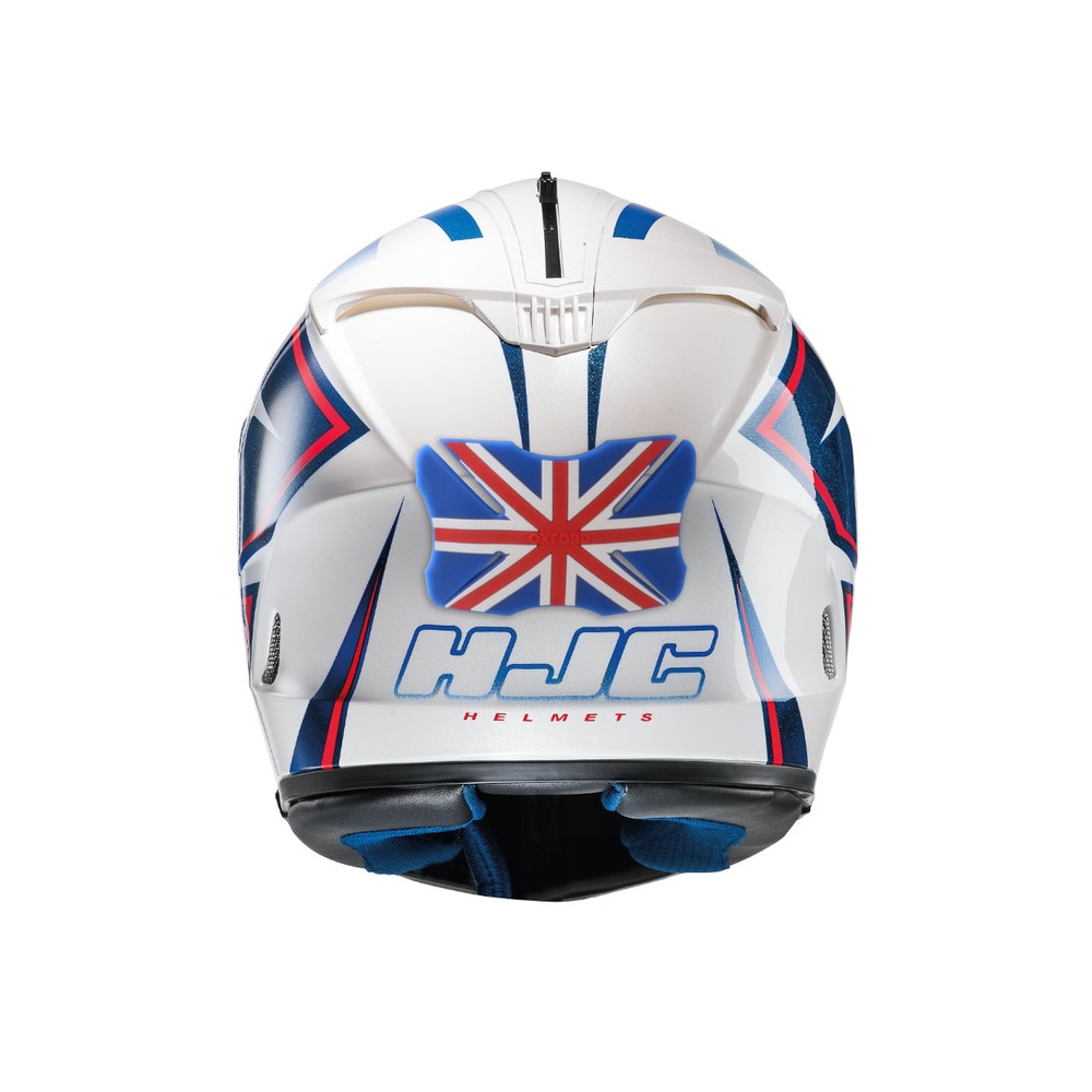 Prot.Casco In Gomma Con Bandiera Inglese - OX527