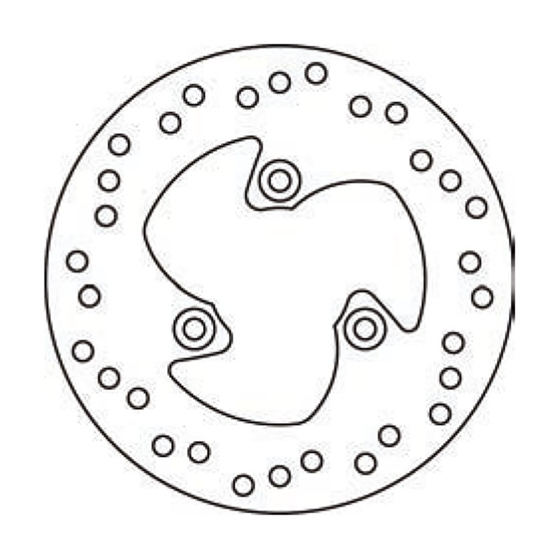 Brake Disc Malaguti F12 50-Benelli 491- Peugeot 50 Front for MALAGUTI F12/F15 50 94- and other model Brake Discs GRIMECA