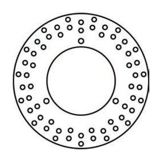 Brake Disc Yamaha Majesty 250REAR 00-03. Brake Discs GRIMECA