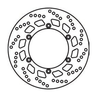 Brake Disc Yamaha Fazer 100001-05- Xjr 1200/1300 Rear for YAMAHA XV Virago 750 92-93 and other model Brake Discs GRIMECA