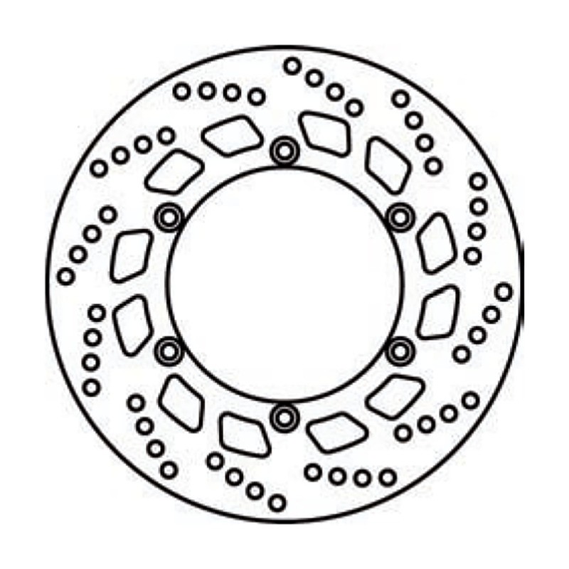 Brake Disc Yamaha Fazer 100001-05- Xjr 1200/1300 Rear for YAMAHA XV Virago 750 92-93 and other model Brake Discs GRIMECA