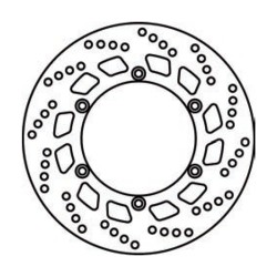 Brake Disc Yamaha Fazer 100001-05- Xjr 1200/1300 Rear for YAMAHA XV Virago 750 92-93 and other model Brake Discs GRIMECA