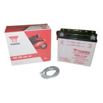 Yuasa Battery 12N5,5-4A for CAGIVA Aletta Oro 125 85-87 s/avv nd and other model Lead-Acid Batteries YUASA