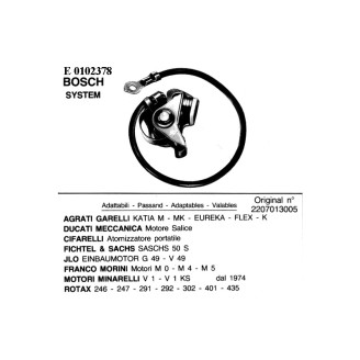 Contact Breakers for APRILIA Grillo 78-82 and other model Contacts EFFE