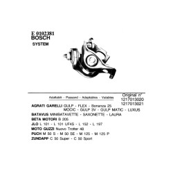 Contact Breakers for HERCULES K50 72-75 and other model Contacts EFFE
