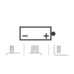 Batteria Yuasa 52515 per BMW K 75 C nd e altri modelli Batterie al Piombo YUASA