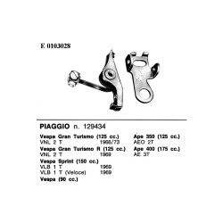 Contact Breakers for PIAGGIO Ape 50 2T 72 and other model Contacts EFFE