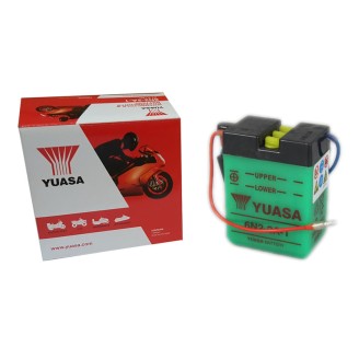 Yuasa Battery 6N2-2A-1 for YAMAHA TT 600 85-92 and other model Lead-Acid Batteries YUASA