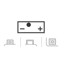 Batteria Yuasa 6N6-3B per HONDA XL 250 72-76 e altri modelli Batterie al Piombo YUASA