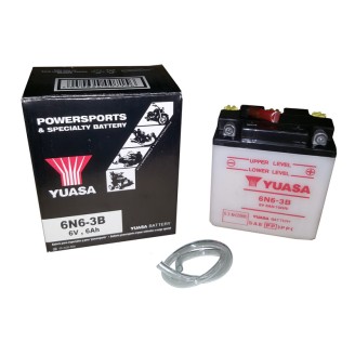 Batteria Yuasa 6N6-3B per HONDA XL 250 72-76 e altri modelli Batterie al Piombo YUASA