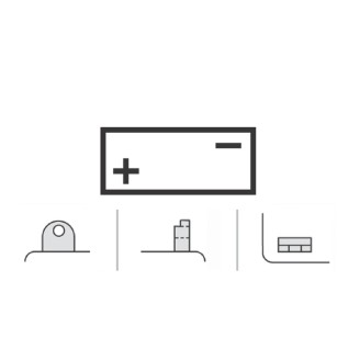 Batteria Okyami OB49-6 Concon Acido per BMW R 25/2 2 50 nd e altri modelli Batterie al Piombo OKYAMI