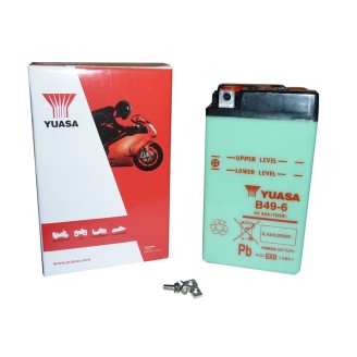 Batteria Yuasa B49-6 per BMW R 25/2 2 50 nd e altri modelli Batterie al Piombo YUASA