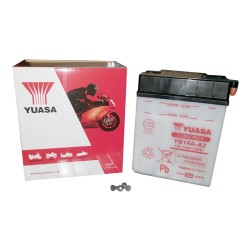 Batteria Yuasa YB14A-A2 Batterie al Piombo YUASA