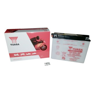 Yuasa Battery YB16AL-A2 for DUCATI Monster 400/750 95-01 and other model Lead-Acid Batteries YUASA