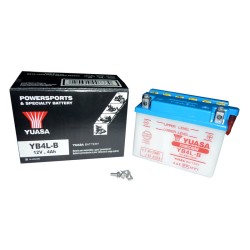 Yuasa Battery YB4L-B for GILERA Runner 50 97-06 and other model Lead-Acid Batteries YUASA