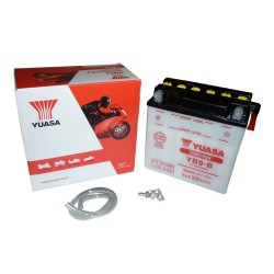Yuasa Battery YB9-B for APRILIA Scarabeo 100 4T 07 and other model Lead-Acid Batteries YUASA