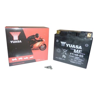 Yuasa Battery YT14B-Bswet for YAMAHA FZS Fazer 00 01-05 and other model Lead-Acid Batteries YUASA