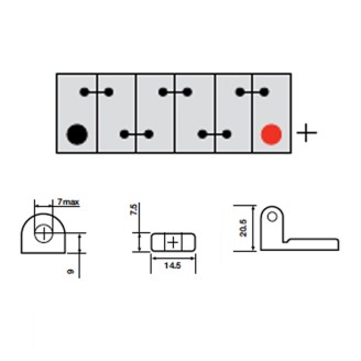 Batteria Yuasa U1RPRECARICATA - U1R