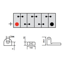 Batteria Yuasa U1PRECARICATA