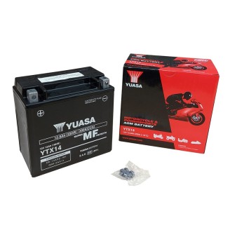 Yuasa Battery YTX14 for BENELLI Adiva 125/150 01-02 and other model Lead-Acid Batteries YUASA