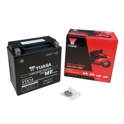 Yuasa Battery YTX14 for BENELLI Adiva 125/150 01-02 and other model Lead-Acid Batteries YUASA