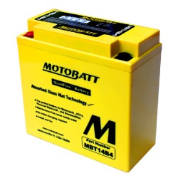 Motobatt Battery MBT14B4 for YAMAHA XVS 00 Drag Star 97-10 and other model Lead-Acid Batteries MOTOBATT