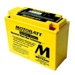 Motobatt Battery MBTX24U for HARLEY DAVIDSON 40 Electra Glide 80-96 and other model Lead-Acid Batteries MOTOBATT