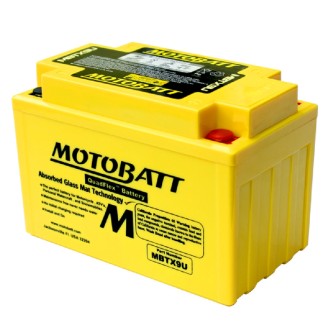 Batteria Motobatt MBTX9UPRECARICATA Sigillata per HONDA XR 600R 93-00 e altri modelli Batterie al Piombo MOTOBATT