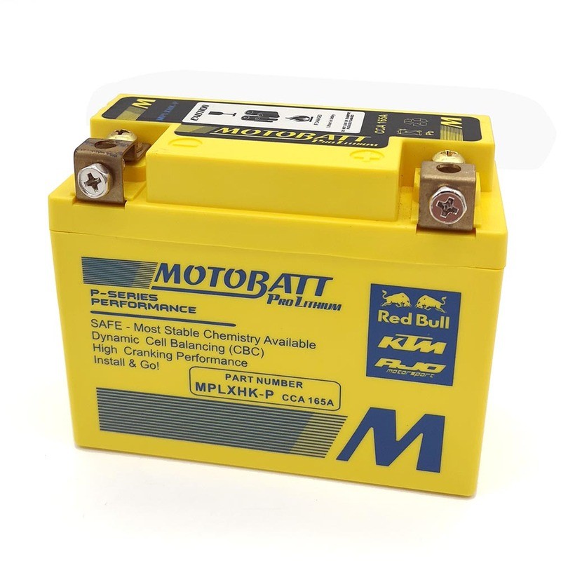 Motobatt Battery Mplxhk-Plithium With Cbc for YAMAHA YZ 250/450F 19- and other model Lithium Batteries MOTOBATT