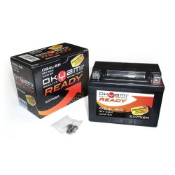 Okyami Battery OB4L-Br Wet for APRILIA Scarabeo 50 93-99 and other model Lead-Acid Batteries OKYAMI