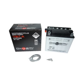 Batteria Okyami OB7-A Concon Acido per HARLEY DAVIDSON XL Sportster 00 s/avv nd e altri modelli Batterie al Piombo OKYAMI