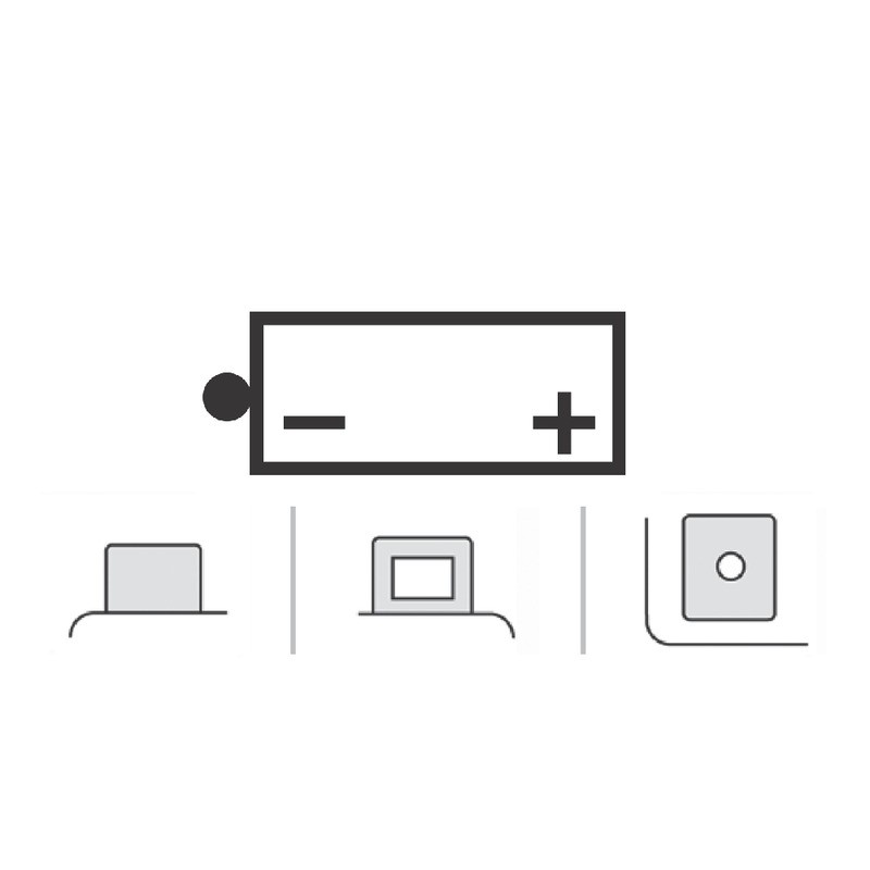 Okyami Battery 12N10-3A for SUZUKI GS 550 77- and other model Lead-Acid Batteries OKYAMI