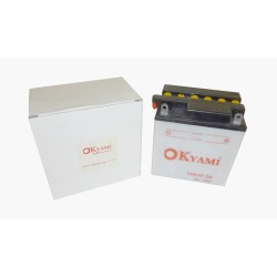 Okyami Battery 12N10-3A for SUZUKI GS 550 77- and other model Lead-Acid Batteries OKYAMI