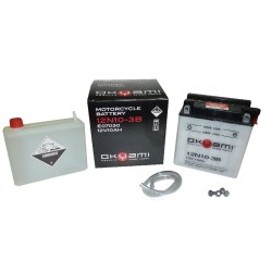 Okyami Battery 12N10-3B for KAWASAKI KZ A 200 78-79 and other model Lead-Acid Batteries OKYAMI