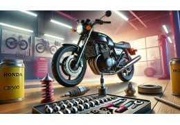 Honda CB500 Wartung: Komplettanleitung zum Austausch des Luftfilters, der Bremsbeläge und der Zündkerze